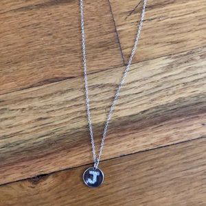 Letter J necklace